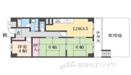枚方ハイツ８号棟間取り図面