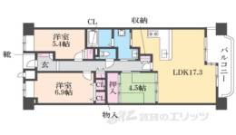 伊丹みやのまち4号館間取り図面
