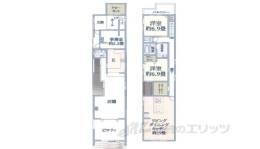 下京区藪下町店舗付き住宅間取り図面