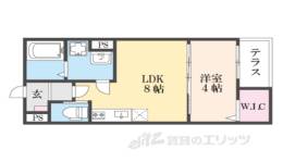 ＲＥＧＩＥＳ清荒神２間取り図面