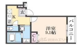 フジパレス東花園イースト間取り図面