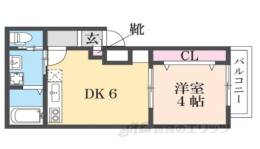 プランドール百万遍２ｎｄ間取り図面
