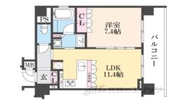 リーガル京都御所西５間取り図面