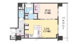 リーガル京都御所西５間取り図面