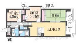 ミドレスト唐橋間取り図面