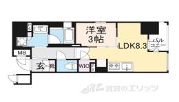 ソルティア京都四条堀川間取り図面