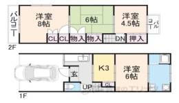 貸家間取り図面