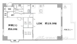 ルモン三条西洞院間取り図面