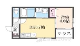 ハーモニーテラス太秦安井車道町間取り図面