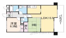 朝日プラザアトリアーナ八木　　　　　間取り図面