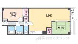桂川ハイツ2号館間取り図面
