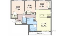  シャーメゾン　シン間取り図面