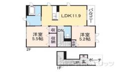 リジエール南屋敷１・２間取り図面