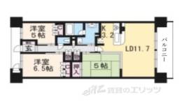 四条烏丸クロスマーク間取り図面