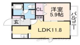 シャトー南多田間取り図面