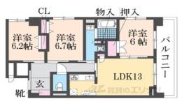 フラン・スラ―ジュ枚方間取り図面