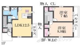 ウィンベル高倉Ａ棟間取り図面