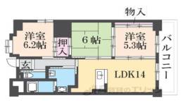 西野第6住宅3号棟間取り図面