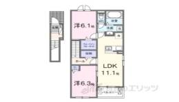 ヒカルサ仰木の里１間取り図面