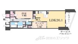 ブランズ京都河原町通間取り図面