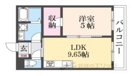 上島町Ｂ棟間取り図面