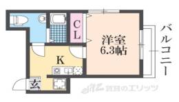 ハイム京都下鴨間取り図面