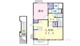 メゾンF-２間取り図面