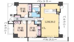 パデシオン京都十条間取り図面