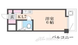 キューブ南武庫之荘３間取り図面