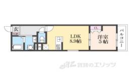 ＥＩＪＵ牧野駅前Ａ間取り図面