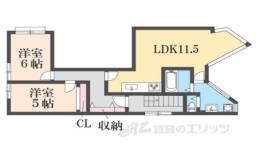 芳村ビル2階間取り図面