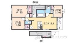 ベル・エクラ１間取り図面