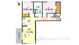 LUMIERE DU SOIR DEUX間取り図面