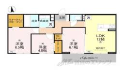 LUMIERE DU SOIR DEUX間取り図面