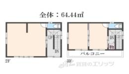 松原町賃貸店舗・事務所間取り図面