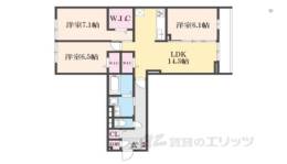 （仮称）D-ROOM橿原市畝傍御陵前PJ A棟間取り図面