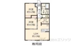 Ｃａｎｔｉｓ　Ｌａｚｙ２間取り図面