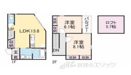 グリーンカーサ間取り図面