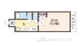 仮）フラッティ北栗栖町間取り図面