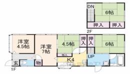 貸家間取り図面