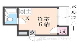 サンライズ萱島２間取り図面