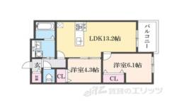 Ｐｌｕｍｅ葛野三条間取り図面