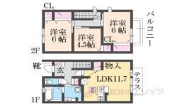 メゾネットコスモ間取り図面