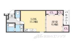 フジパレス水明公園西間取り図面