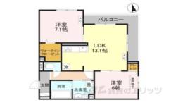 エクシード２間取り図面