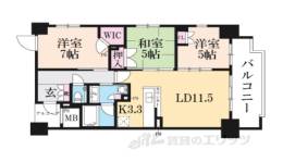 シエリア京都四条河原町間取り図面