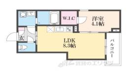 ジーメゾン立花レヴリア間取り図面
