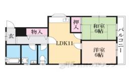 フラワーハイツ間取り図面