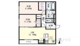 ＲＥＴＯＬＩＡ四条町間取り図面