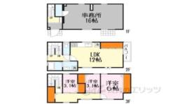 今宿４丁目店舗付住宅間取り図面